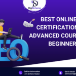 image shows Best Online SEO Certification and Advanced Courses for Beginners and digi schema logo and contact informtion